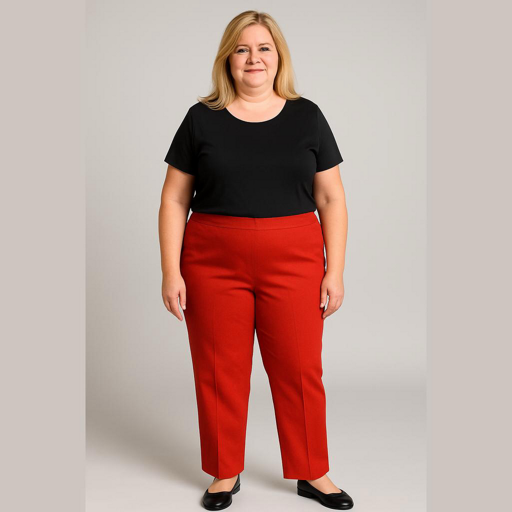 Sensational Collections Red Dress Pants - Size 3X
